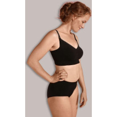 CARRIWELL Seamless Organic Nursing Bra, size S, black 34422 (3210)