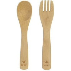 HAPPY HORSE Bamboo Fork & Spoon 6cm, 51467