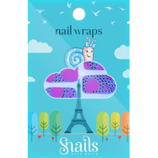 SNAILS Nail Wraps Pink Zebra 0460