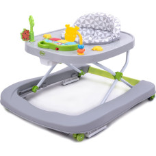 4BABY WALK N PUSH walker for the first steps LIGHT GREY