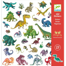DJECO Stickers – Dinosaurs 160pcs., DJ08843