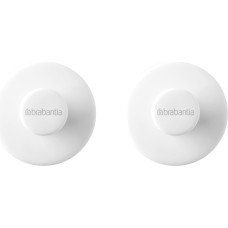 BRABANTIA ReNew bathroom towel rails, 2 pcs., White