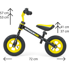 MILLY MALLY DRAGON AIR walking/balance bike, black