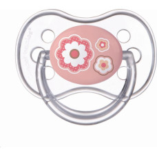 CANPOL BABIES Newborn baby silicone pacifier anatomically shaped 0-6m, 22/565 Pink