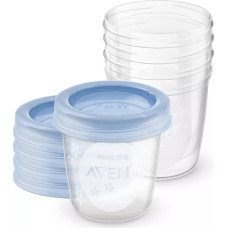 PHILIPS AVENT milk storage cups 180 ml (5gab), SCF619 / 05