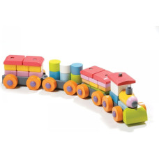 CUBIKA wooden train with diced Train LP-1