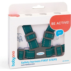 BABYONO saferty harness 6m+ 1pcs FIRST STEPS 070/03 green