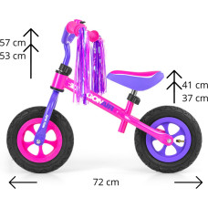 MILLY MALLY DRAGON AIR begovel c inflatable wheels - pink