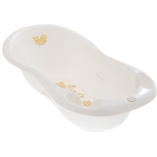 TEGA BABY TEDDY BEAR Baby bath with plug 86cm, MS-004 white pearl