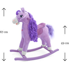 MILLY MALLY Baby Rocking Horse PRINCESS PURPLE