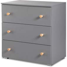 KLUPS PAULINE chest of drawers, grafit