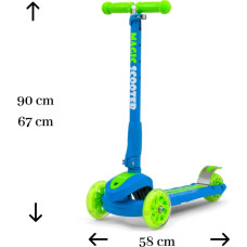 MILLY MALLY MAGIC SCOOTER BLUE-GREEN