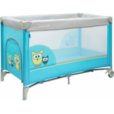 BABY MIX bed for travel, HR-8052-174 Owl blue