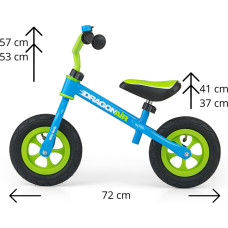 MILLY MALLY DRAGON AIR walking/balance bike, blue