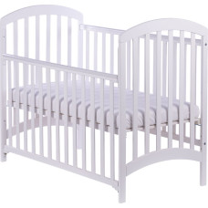 DREWEX ADEL children's bed with drop-down side 120x60, white