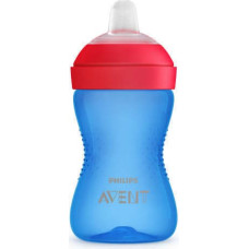 PHILIPS AVENT MY GRIPPY training bottle with a soft spout 300 ml. 9m + SCF 802/01 Blue