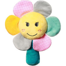 BABYONO rattle - soft toy 0m + RAINBOW FLOWER 609