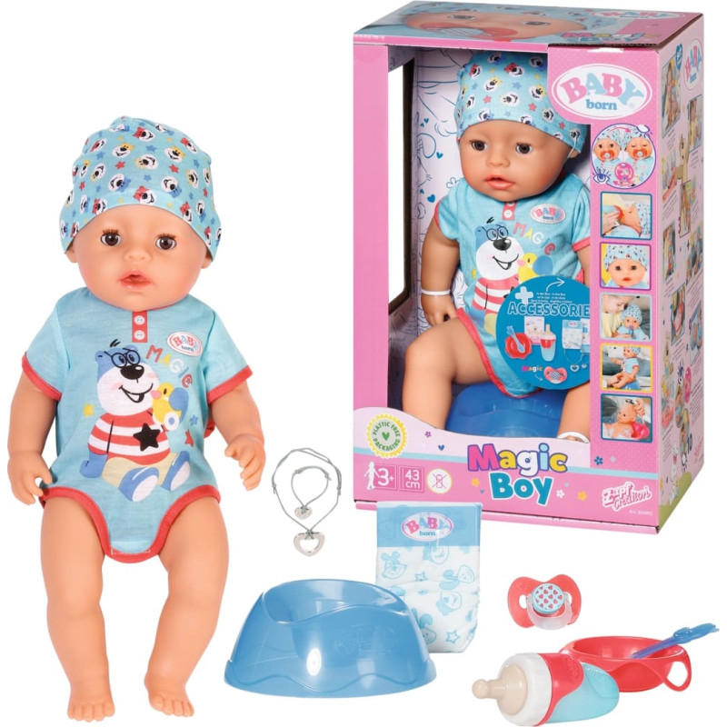 Baby Born Magic doll – boy, 43 cm