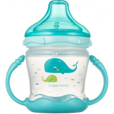 CANPOL BABIES LOVE&SEA nospill 180ml drinking bowl with a silicone spout 9m +  57/300