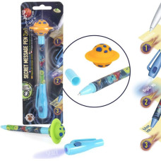 TRENDHAUS Space Adventure - Secret Message Pen with biro pen (1 pc., 2 designs) TH961754