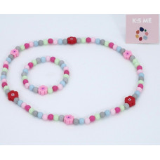 K:s Me Necklace and bracelet - Flowers