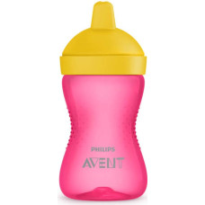 PHILIPS AVENT MY GRIPPY training bottle with a hard spout 300ml. 18m + SCF 804/04 pink