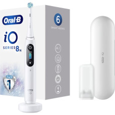 BRAUN Series iO8 electric toothbrush, White Alabaster iOM8.1A1.1BD