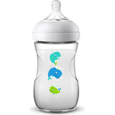 PHILIPS AVENT NATURAL WHALE Feeding bottle 260 ml, 1M+, SCF070/23