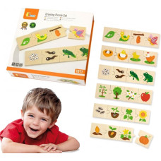 VIGA Wooden puzzle Grow-Up, 51609