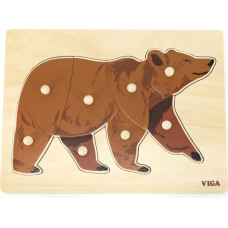 Viga 44606 wooden puzzle Bear