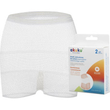 AKUKU Multiple-use maternity mesh pants 2 pcs A0236 XL white