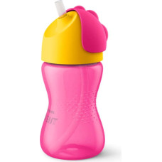 PHILIPS AVENT Bendy cup with a straw 12m + 300ml SCF 798/02 pink