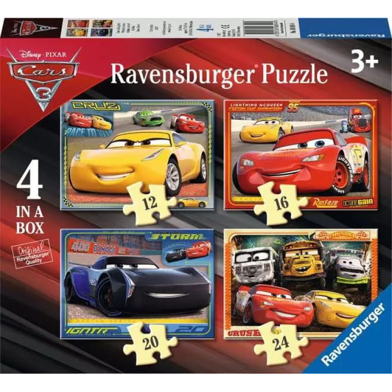 Ravensburger puzle CARS 4IN1 R06894