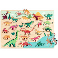 Djeco Wooden puzzle - Puzzlo Dino