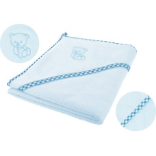 Sensillo Lamb soft bath towel – blue, 100x100, BOC0112