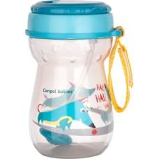 CANPOL BABIES bottle with straw 350ml 12m + 56/518