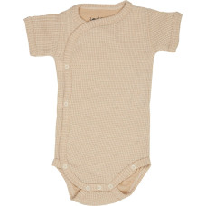 LODGER Romper Ciumbelle bodykit cotton with short sleeves, 74 RFC 069 Ivory size