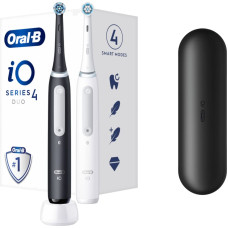 BRAUN Series iO4 electric toothbrush, Matt Black+Quite White iOG4d.2J6.2K