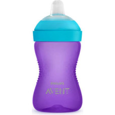 PHILIPS AVENT MY GRIPPY training bottle with a soft spout 300 ml. 9m + SCF 802/02 purple