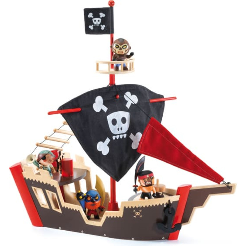 Djeco Arty Toys - Pirates - Ze Pirat Boat