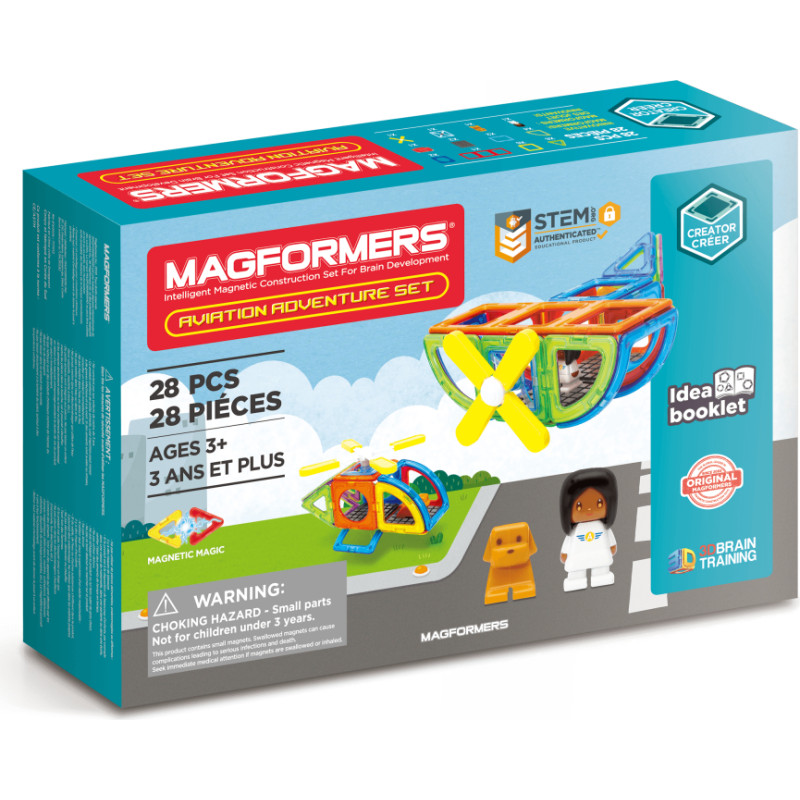 Magformers Aviācijas piedzīvojums komplekts