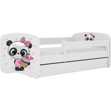 KOCOT KIDS Bed babydreams white panda without drawer with mattress 140/70