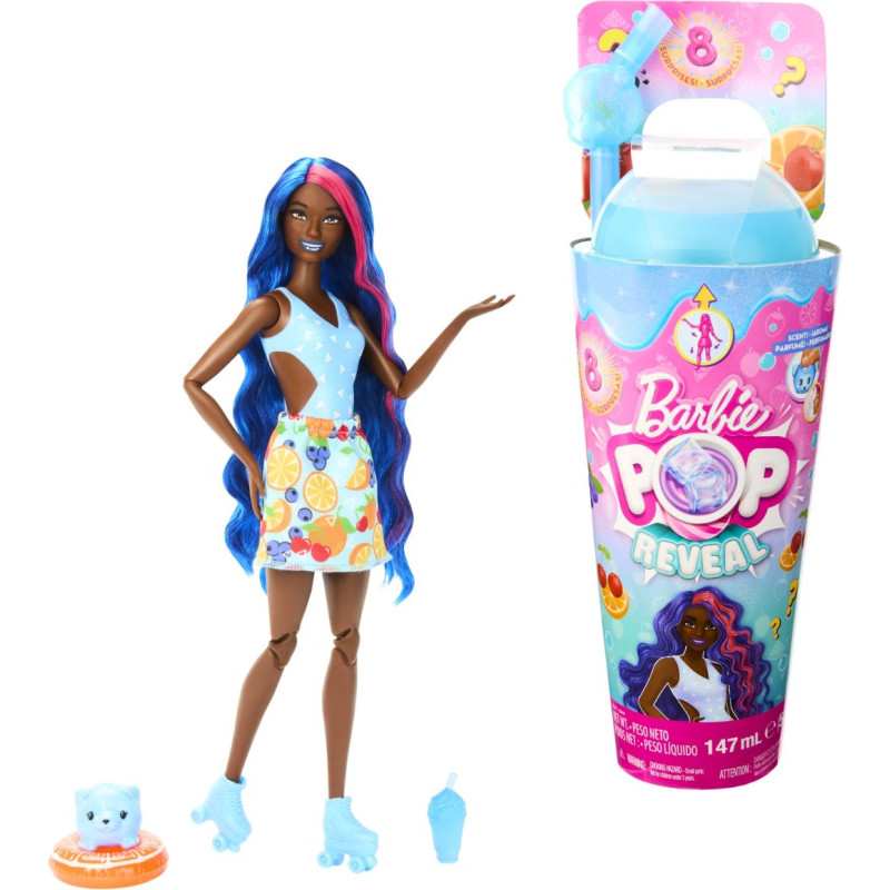 Barbie®️ Pop Reveal joogitopsis üllatusnukk - punch