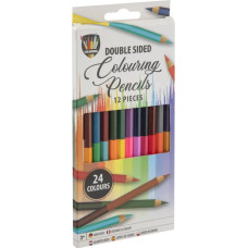 GERARDOS TOYS Colored pencils, double-sided, 12 pcs 150027/48