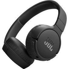 JBL on-ear bezvadu austiņas ar trokšņu  slāpēšanu, melnas - JBLT670NCBLK