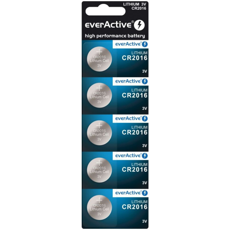 Bateria everActive litowa CR2016 blister 5szt.