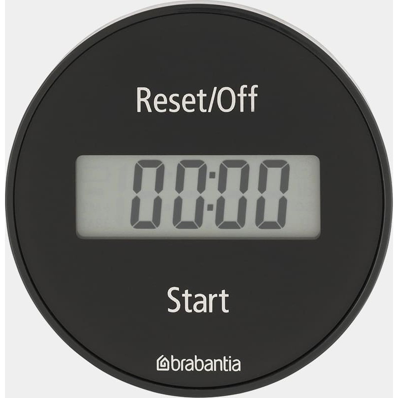 Brabantia virtuves taimeris ar magnētu, dark grey - 121968