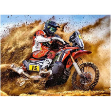 CASTORLAND Puzzle 300 gabaliņi Dirt Bike Power - Motociklists 8+