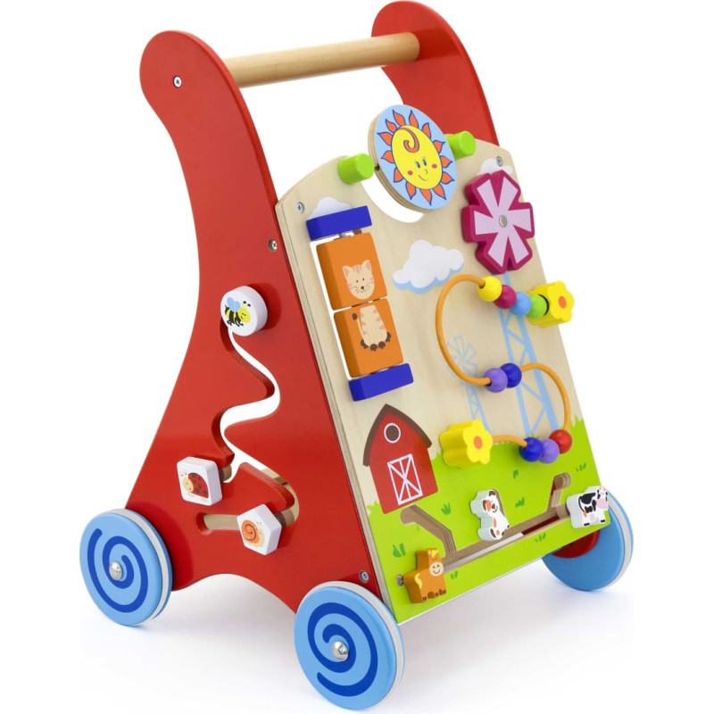 Viga 50950 Activity Baby Walker "Red"