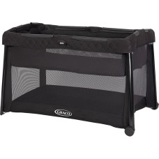 Graco Foldlite LX travel cot with bassinet Midnight